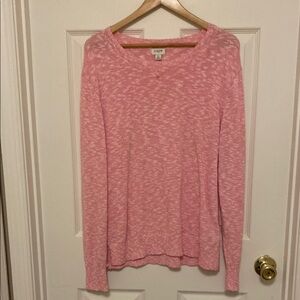 JCrew Pink Women's cotton summer sweater Top
